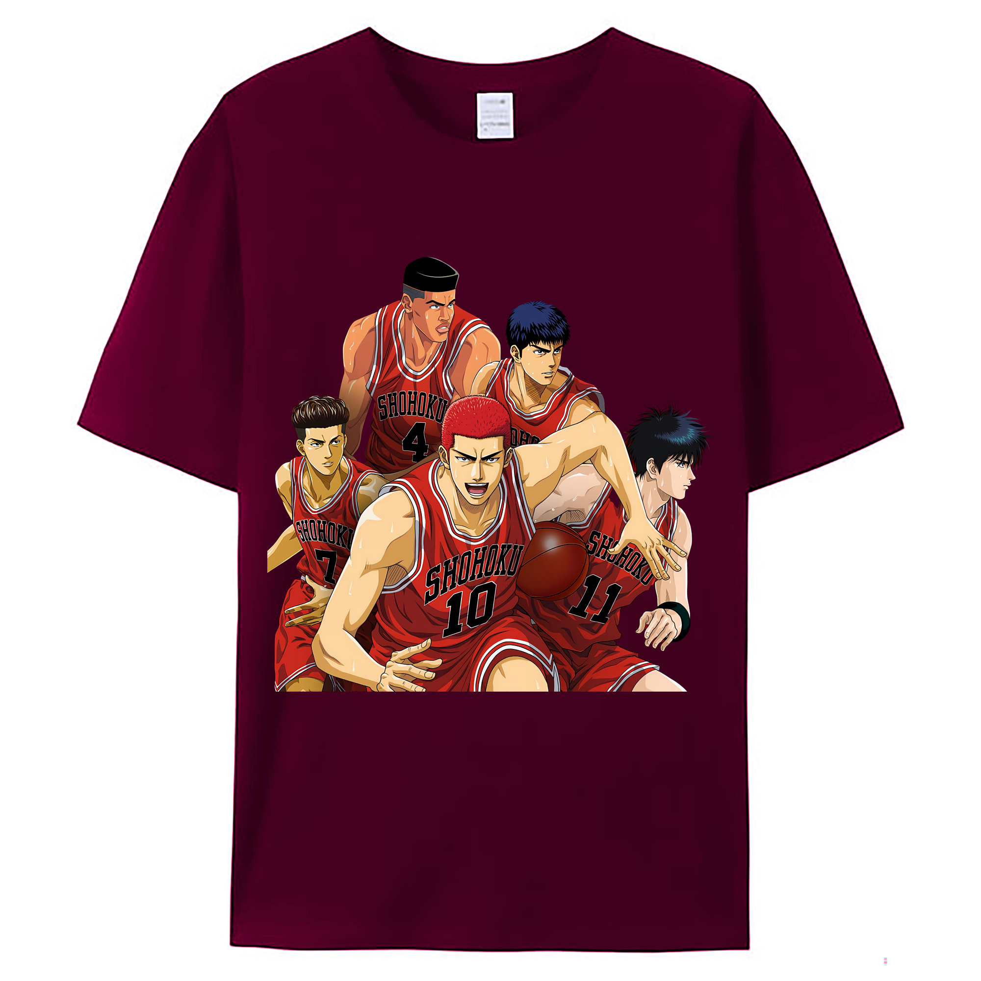 （画像用） SLAM DUNK／スラムダンク レディースカジュアルプリントTシャツ（綿100％）